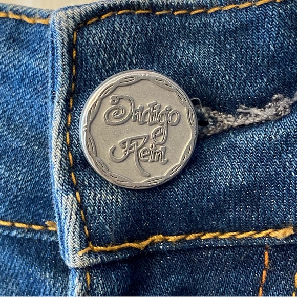 Indigo Rein 💙 distressed skinny jeans size 5 (juniors) - Picture 3 of 5